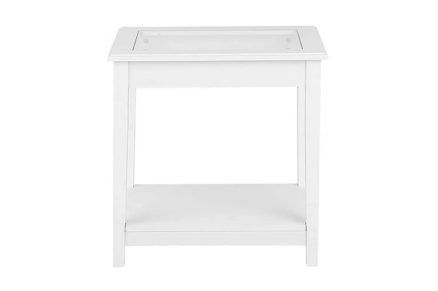 Sidobord Attu 57 cm - Vit