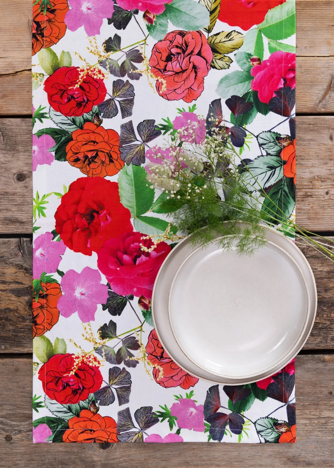 Løpere - Magic (rosa) (Størrelse: 40 x 140 cm)