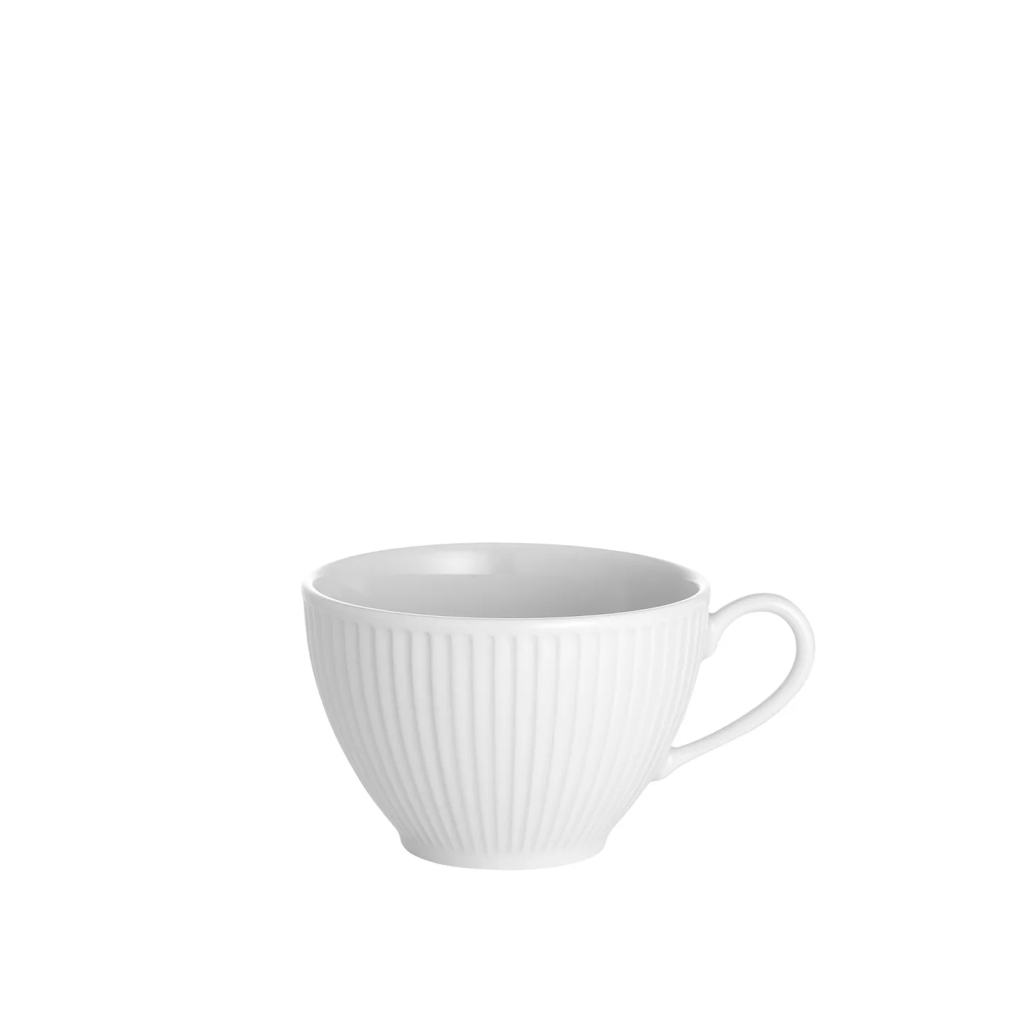 Pillivuyt - Plissé Coffee Cup - Kaffekoppar - Vit