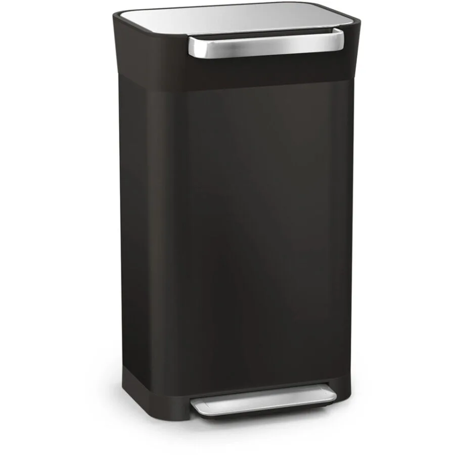 Recyclingstation Joseph Joseph Schwarz/Silber Metall/Kunststoff 45.2 cm 40.8 cm