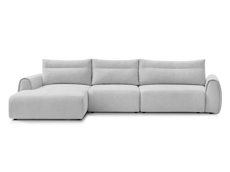 Ecksofa BOBOCHIC ADEN Stoff hellgrau