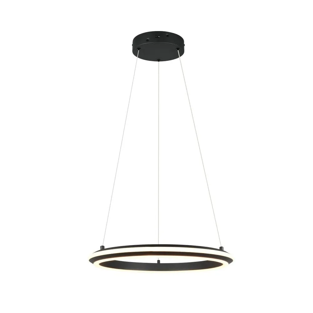Pendel TRIO Amador - 45 cm, Mattsvart