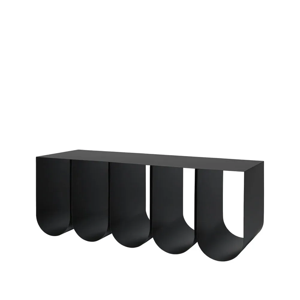Kristina Dam Studio Curved bänk Black