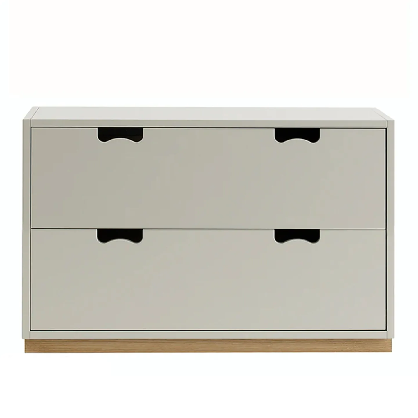 Asplund - Snow Drawer A2 - Light Grey, Ek Sockel - Skåp och vitrinskåp - Thomas Sandell & Jonas Bohlin - Grå - Trä