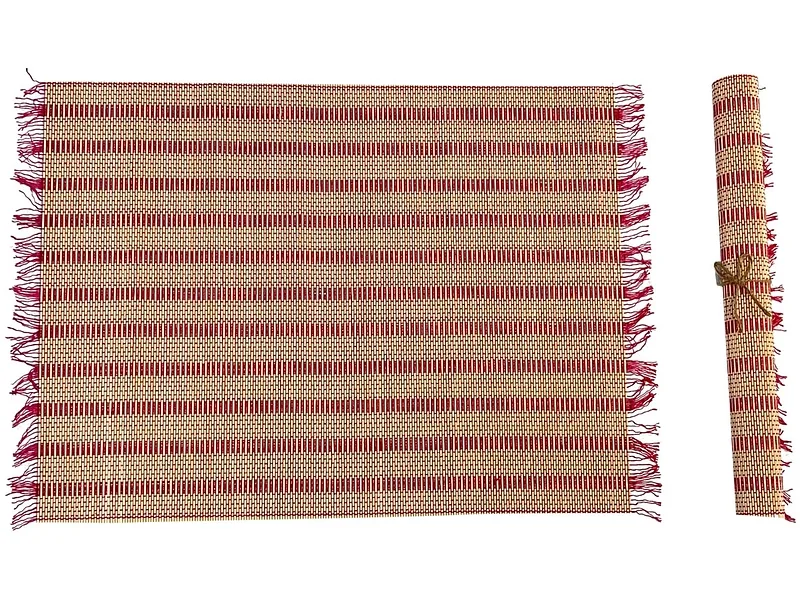 Tischset OLASY Massives Holz rosa