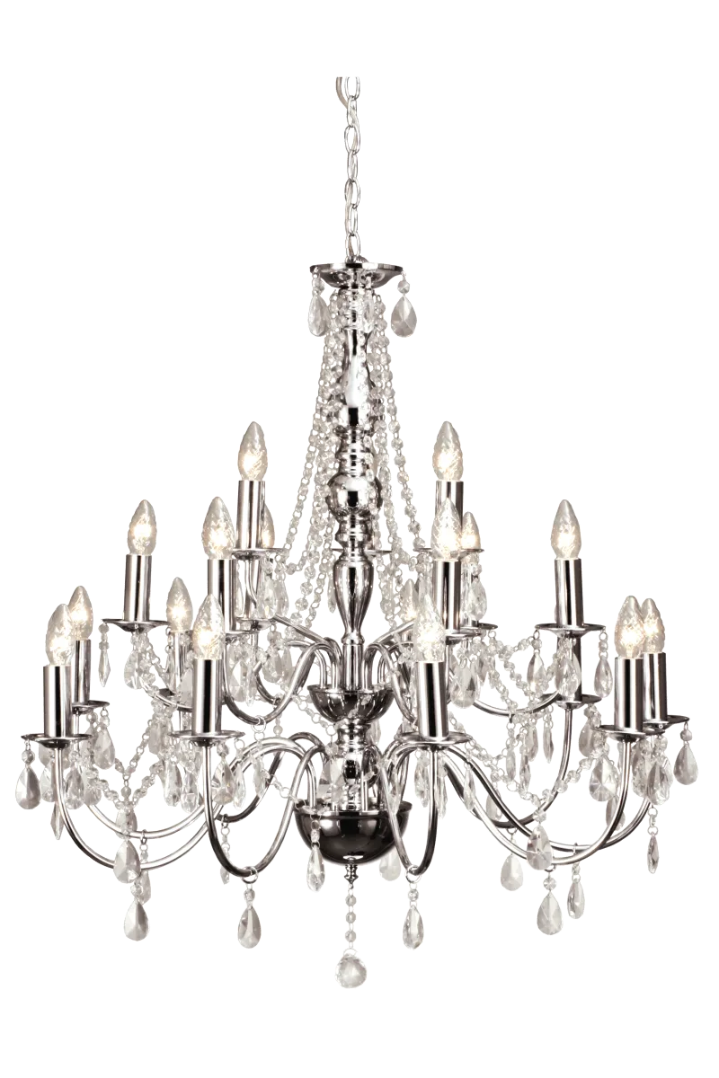 Aneta Lighting - Chateau Ø82 - Taklampa - Krom