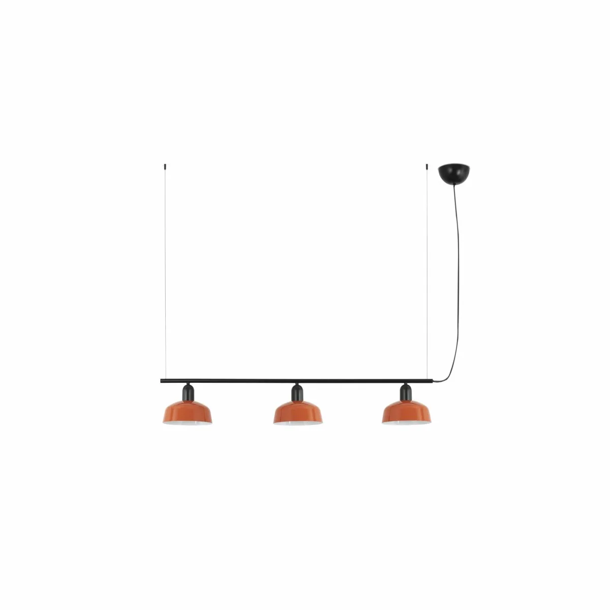 Faro Barcelona - Tatawin 100cm - Taklampa - Rödorange