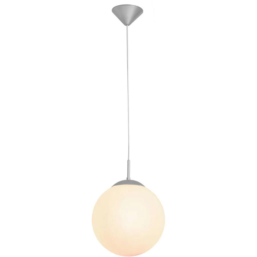 Pendellampe Fantasia Weiss/Grau Glas 25 cm 120 cm
