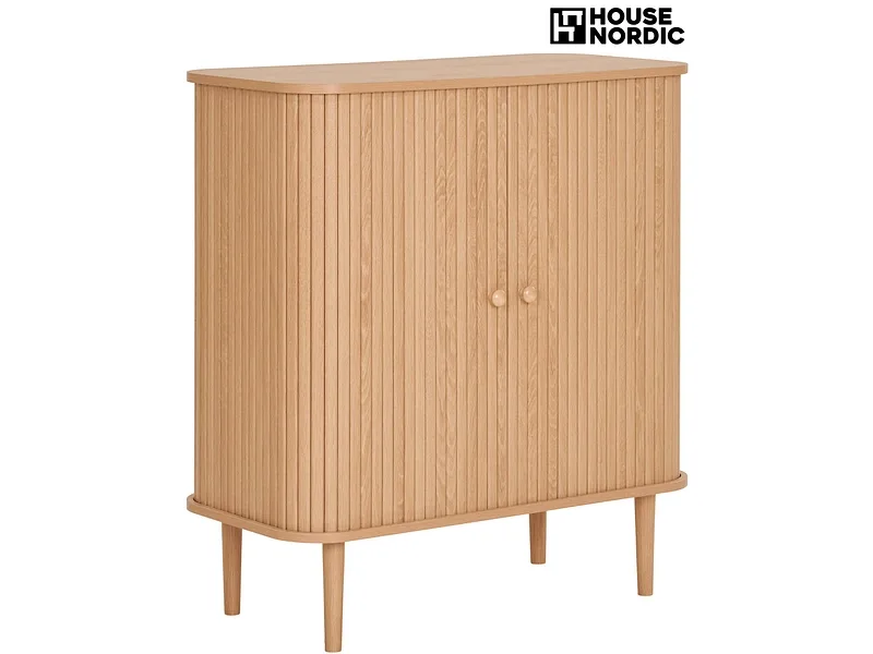 Kommode HOUSE NORDIC NIKKO 2 Türen 2 Schubladen 40x80x87cm natürliches holz eiche