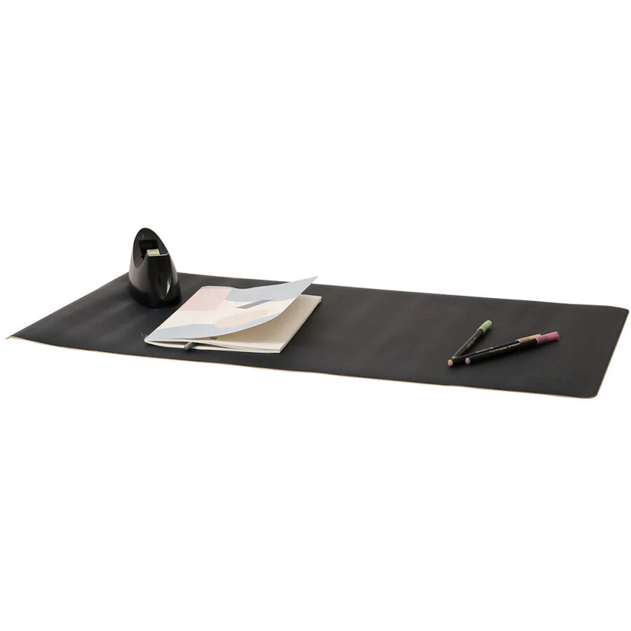 Schreibtischmatte I am creative dunkelblau Kunstleder B 40 T 80 cm