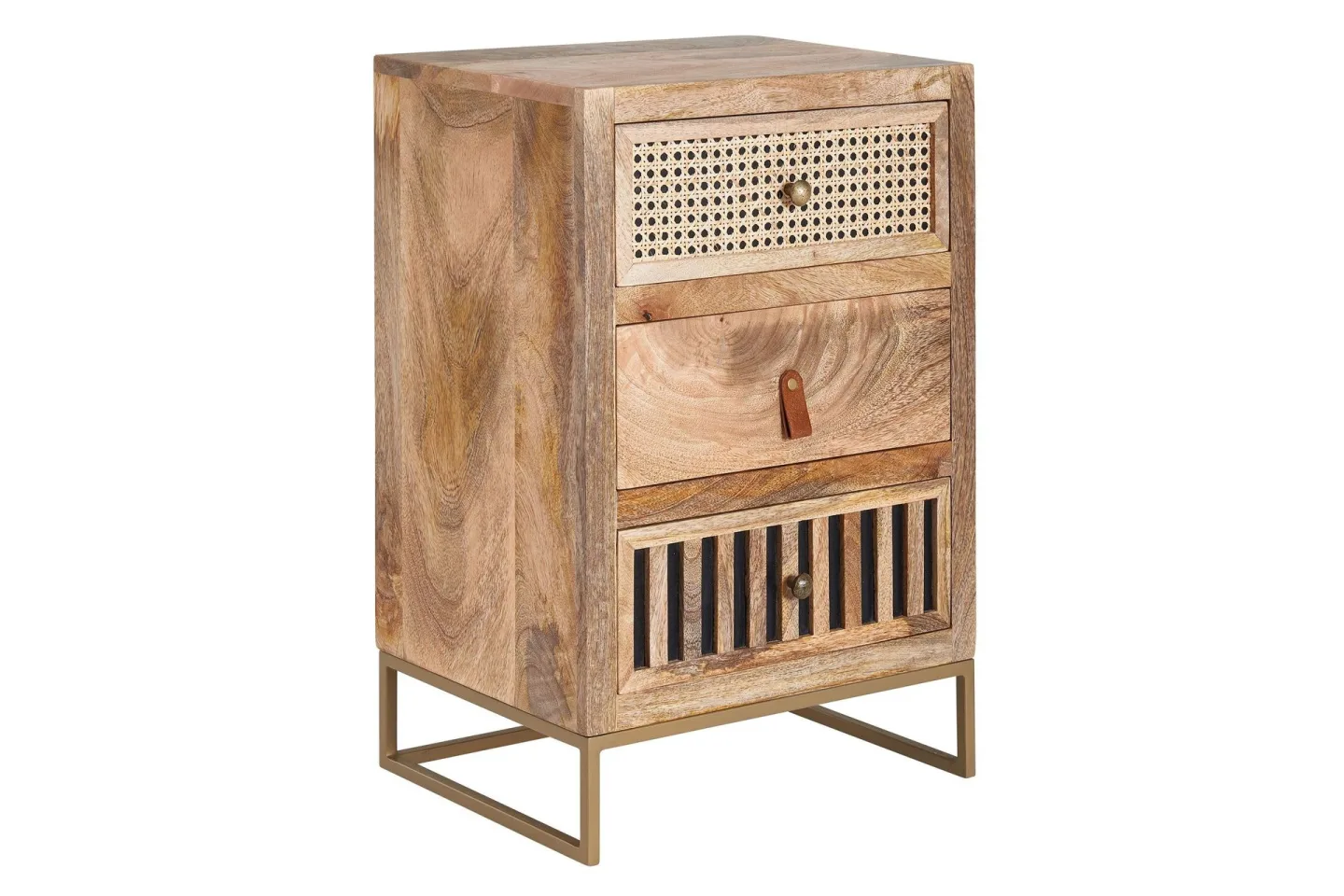 Seddik Sängbord 30 cm Rektangulär - Brun