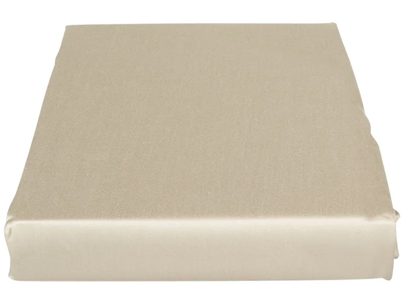 Fixleintuch SATIN LOTUS 180x200cm taupe