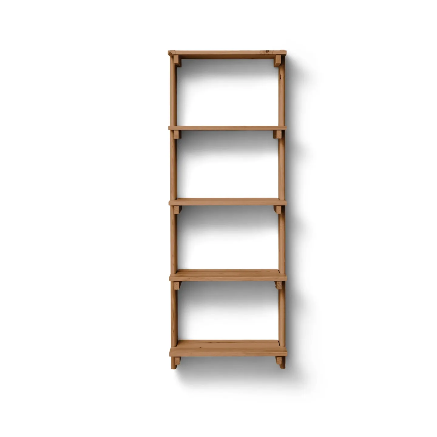Form & Refine Beam Shelf vägghylla Deep brown pine, 60x167x25 cm