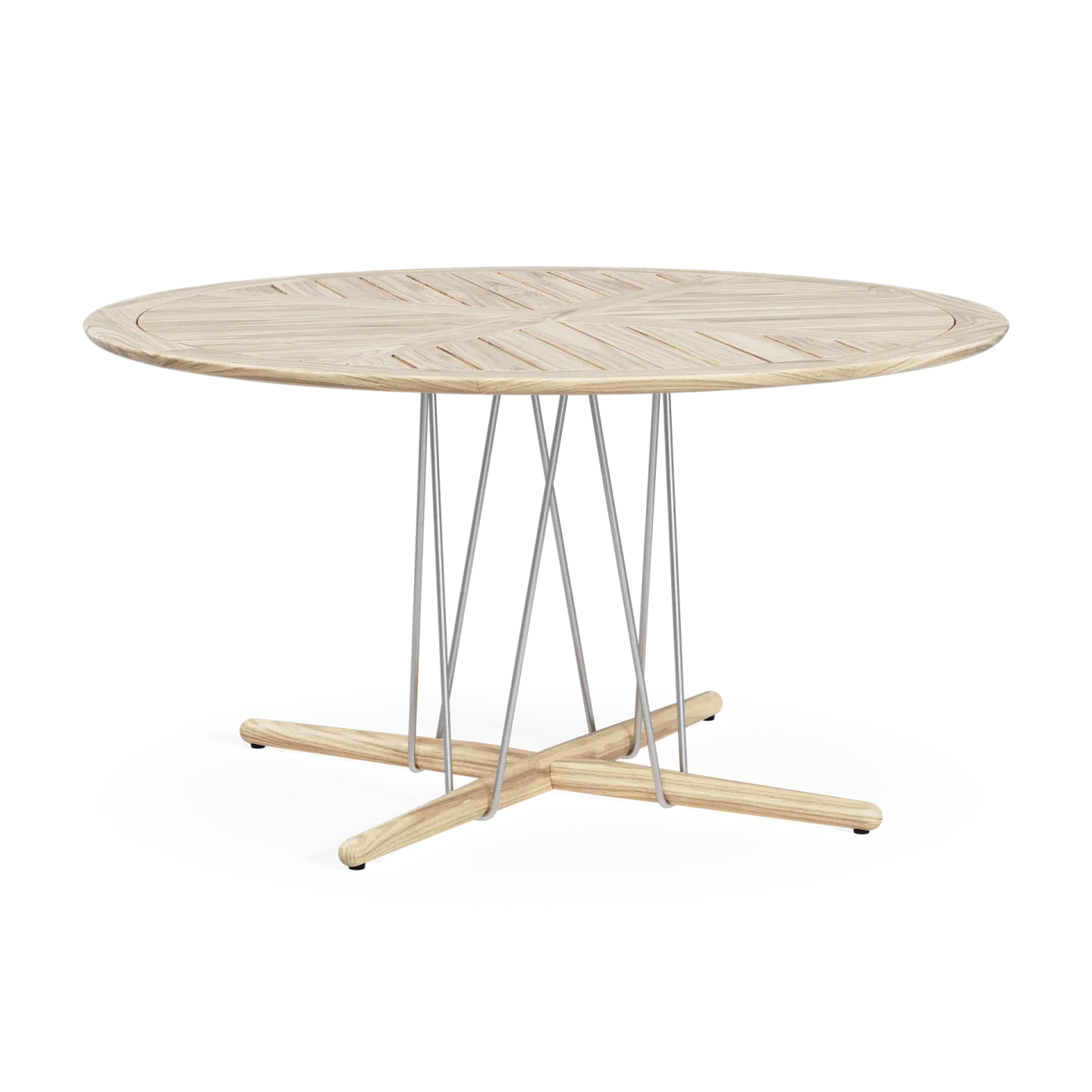 Carl Hansen & Søn Embrace Outdoor table Ø140 cm Teak obehandlad