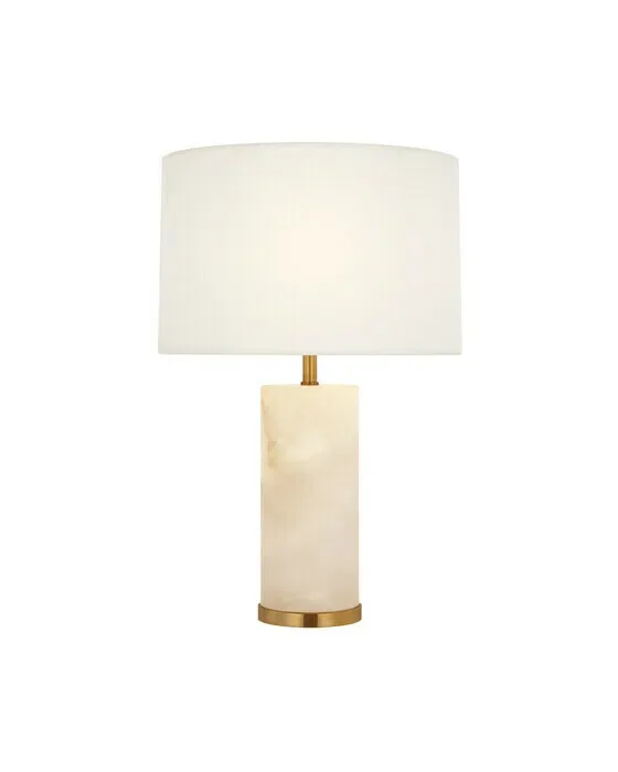 Lineham 16" bordlampe trådløs alabaster