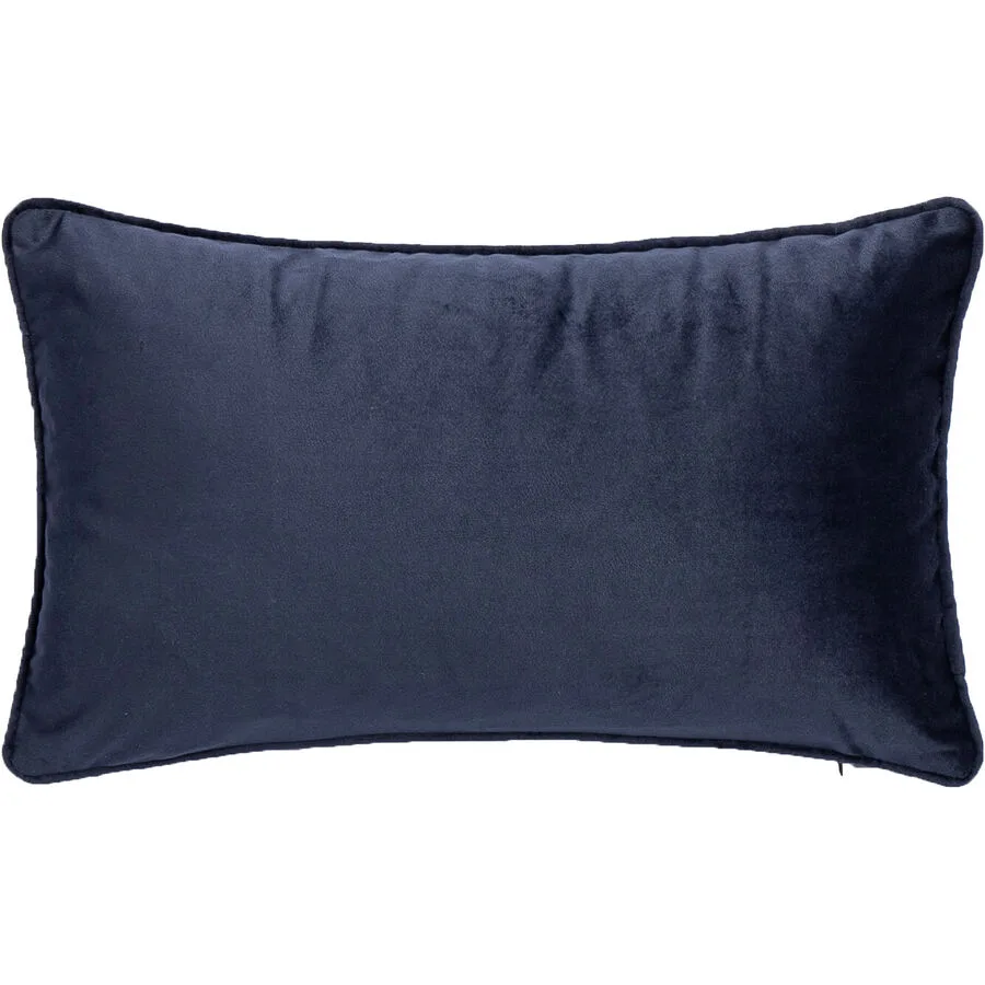 Zierkissen Hanna 30x50cm navy - Material: Leinen