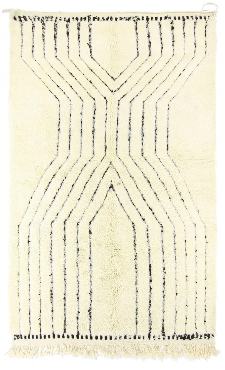 Kelim-teppe Marokkansk Beni Ourain 282 x 172 cm