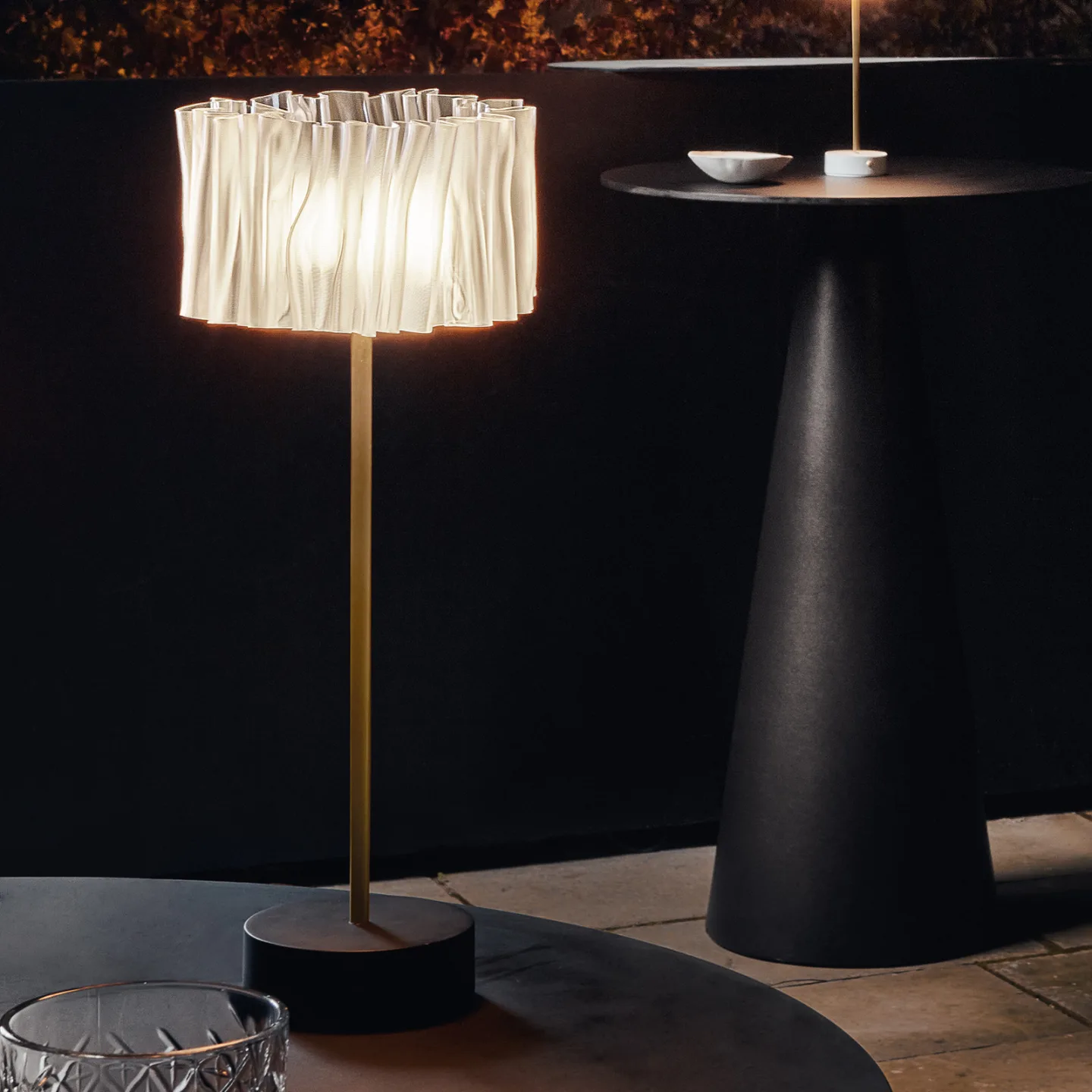 Accordéon Battery Bordlampe Prism/Black - SLAMP - Stue - Design - Metall - Med skjerm