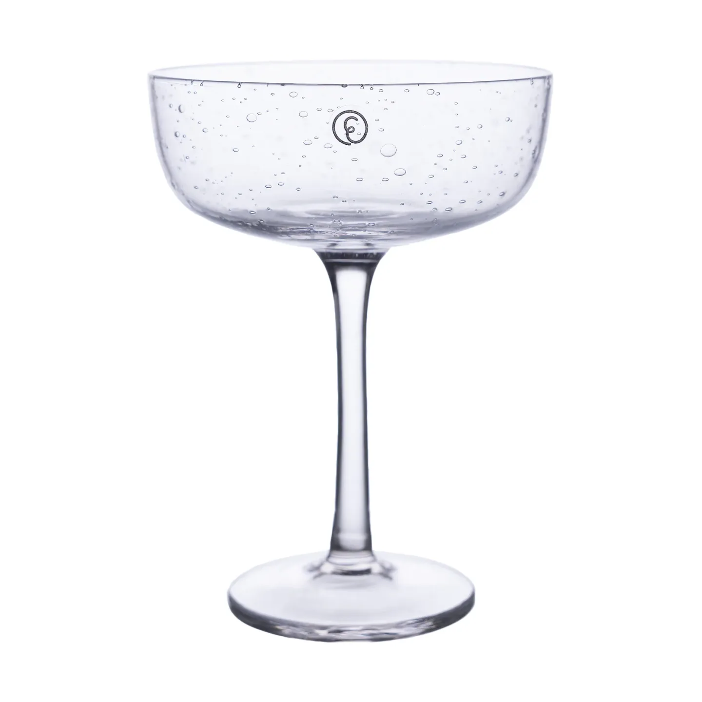 ERNST Ernst Coupéglas Glas mit Blasen 20 cl 2er-Pack Klar