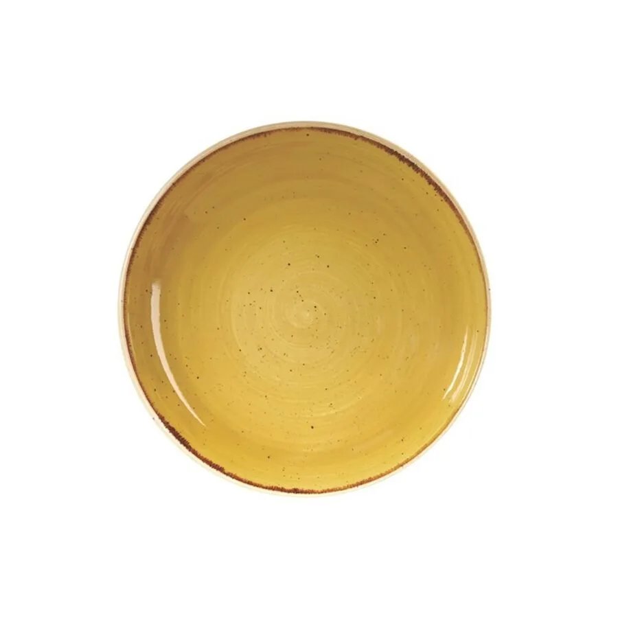 Churchill Teller tief Stonecast Gelb Porzellan 24.8 cm