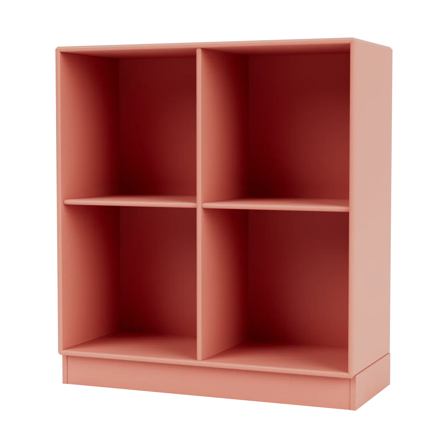 Montana SHOW hylla 69,6x69,6 cm, sockel 7 cm 151-Rhubarb