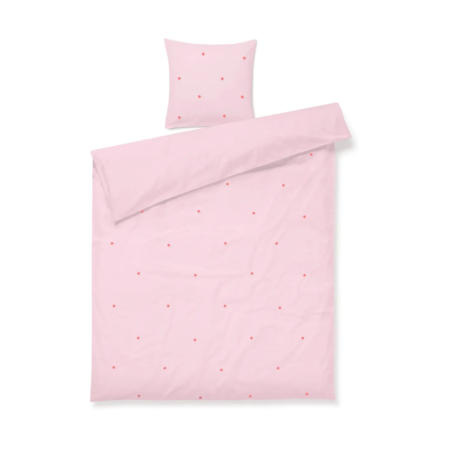 Juna Daisy bäddset 150x210 cm Pink-röd