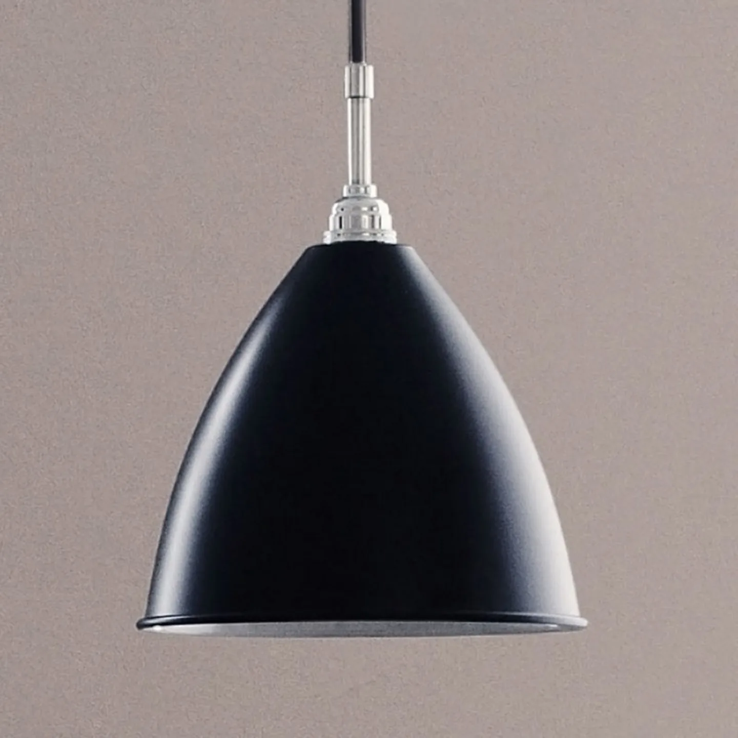 Bestlite BL9 Pendel Ø16 Krom/Svart - GUBI - Stue - Design - Metall - Med en lyskilde