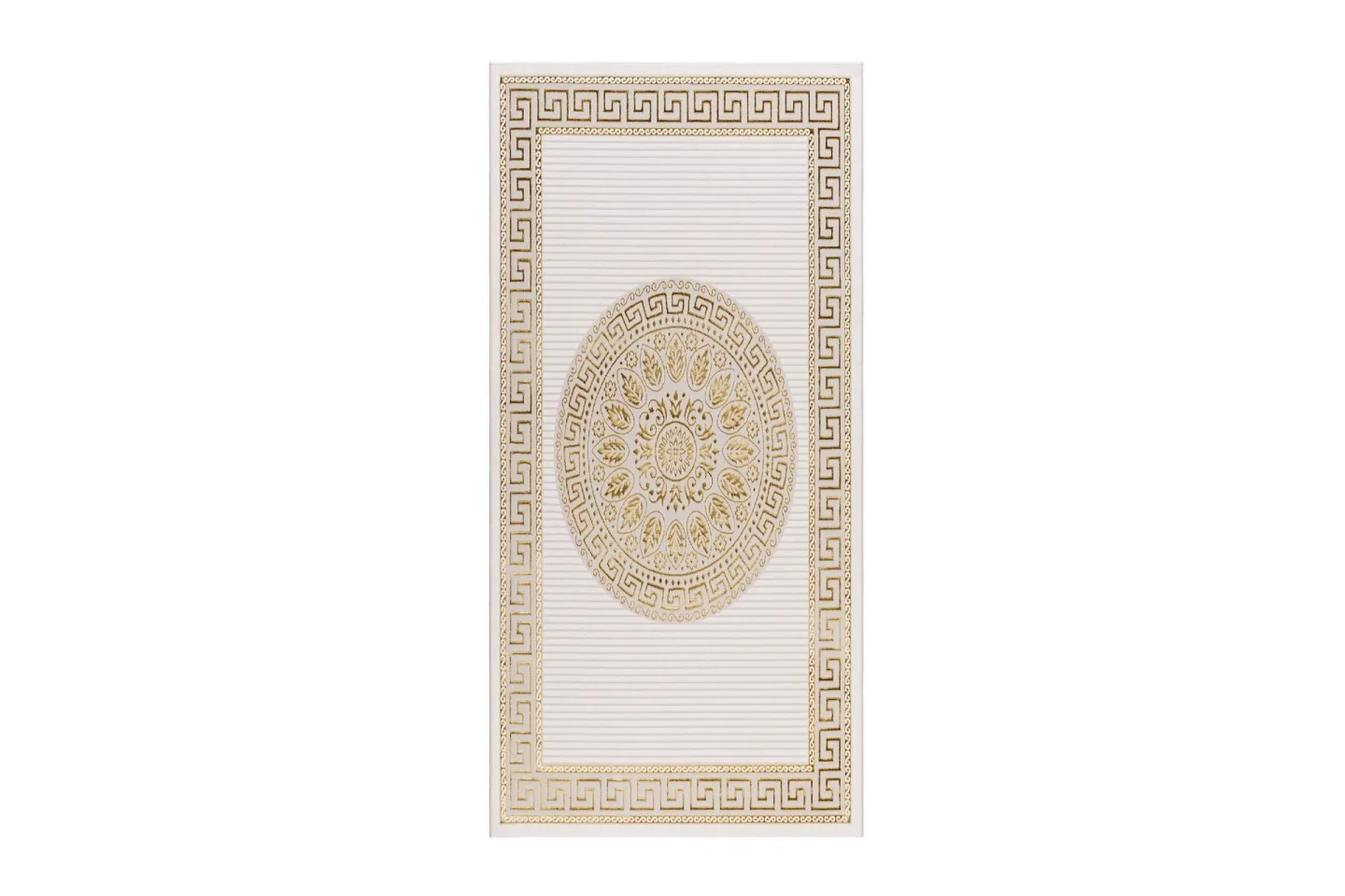 Ankara Wiltonmatta 80x300 cm - Beige/Guld