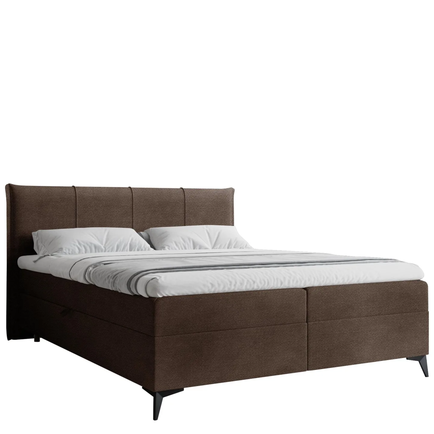 Thoros Komplett Sängpaket 160x200 cm Kontinentalsäng med Förvaring - Brun