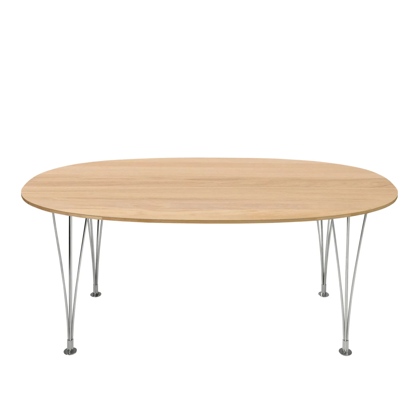 Bruno Mathsson International - Mi 360 Supercirkel - Björk - Höjd: 63 cm - Soffbord - Bruno Mathsson - Träfärgad - Metall/Trä