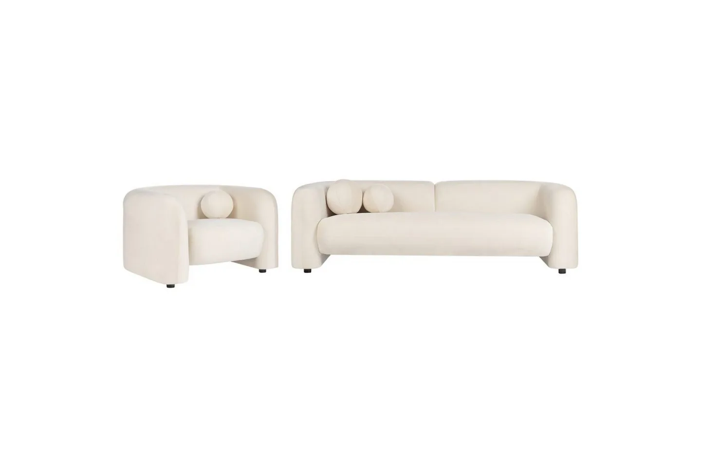 4-sits Soffgrupp Leiren Off-white - Off-white