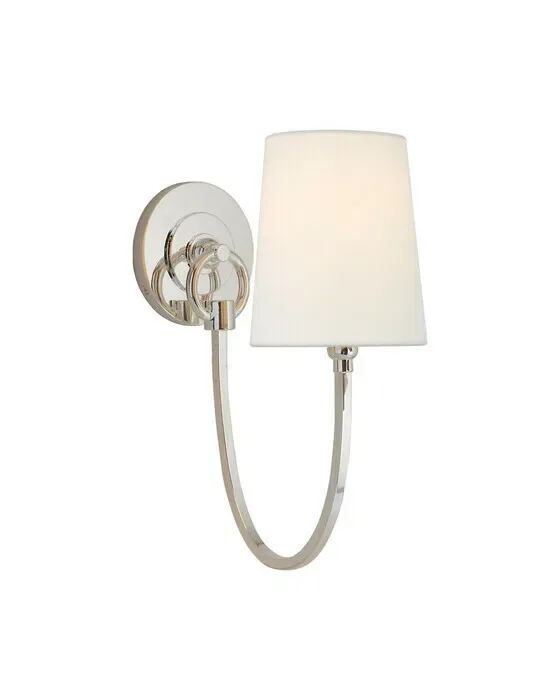 Reed Single Sconce Nickel