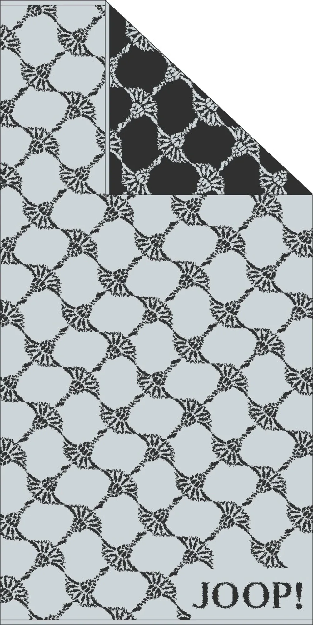 Cawö Duschtuch Doubleface, 80 x 150 cm Grau | Schubiger Möbel