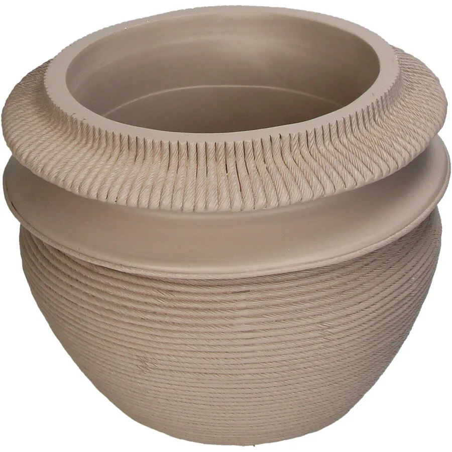 Blumentopf Bloem - Farbe: sand - Material: Glas