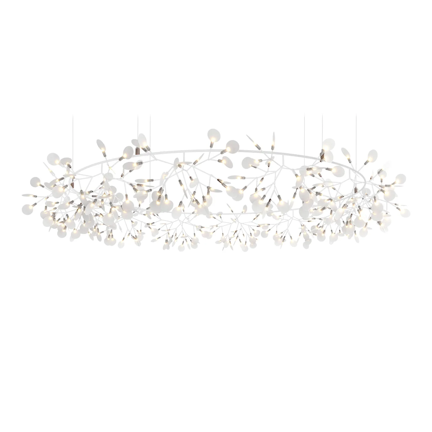 Moooi - Heracleum III, The Big O Big White - Takkronor - Bertjan Pot - Vit