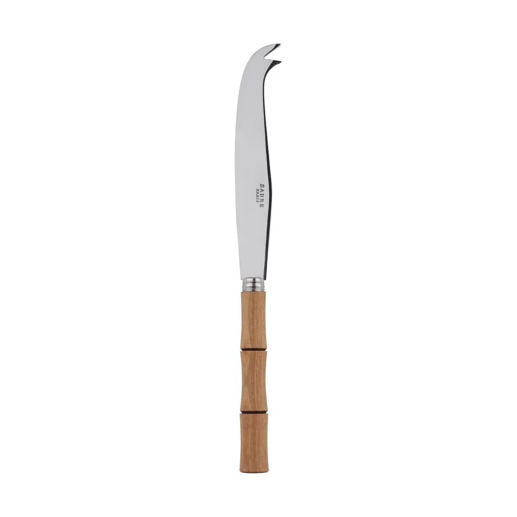 SABRE Paris Bamboo shape Käsemesser 16 cm Light wood laminated