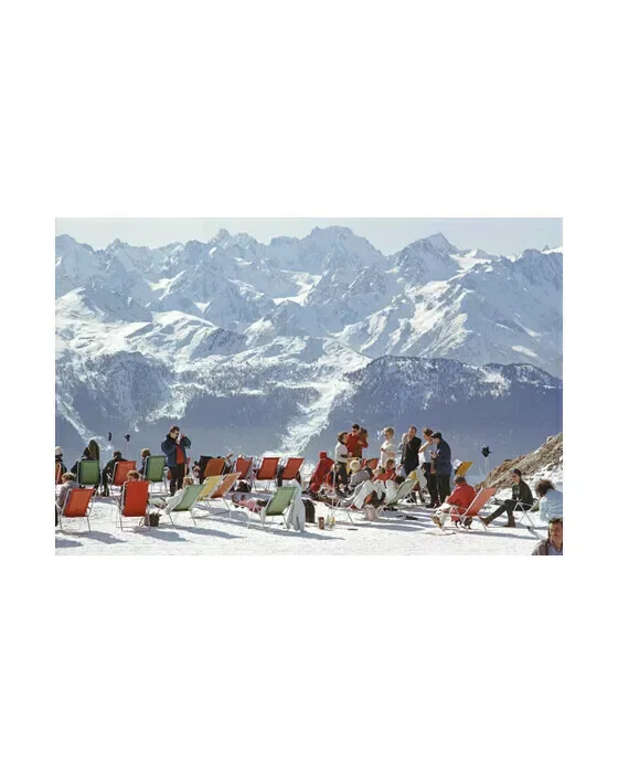 Lounging in Verbier