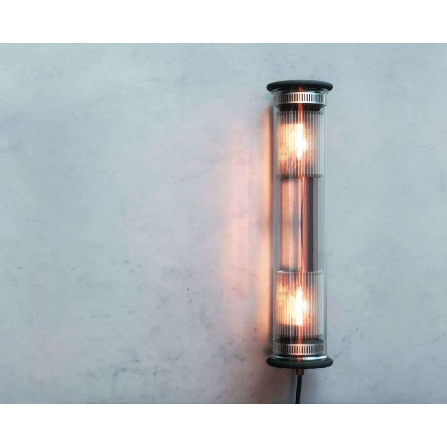 In The Tube 100-500 Wandleuchte Silver-Silver Mesh - DCW - Wohnzimmer - Glas