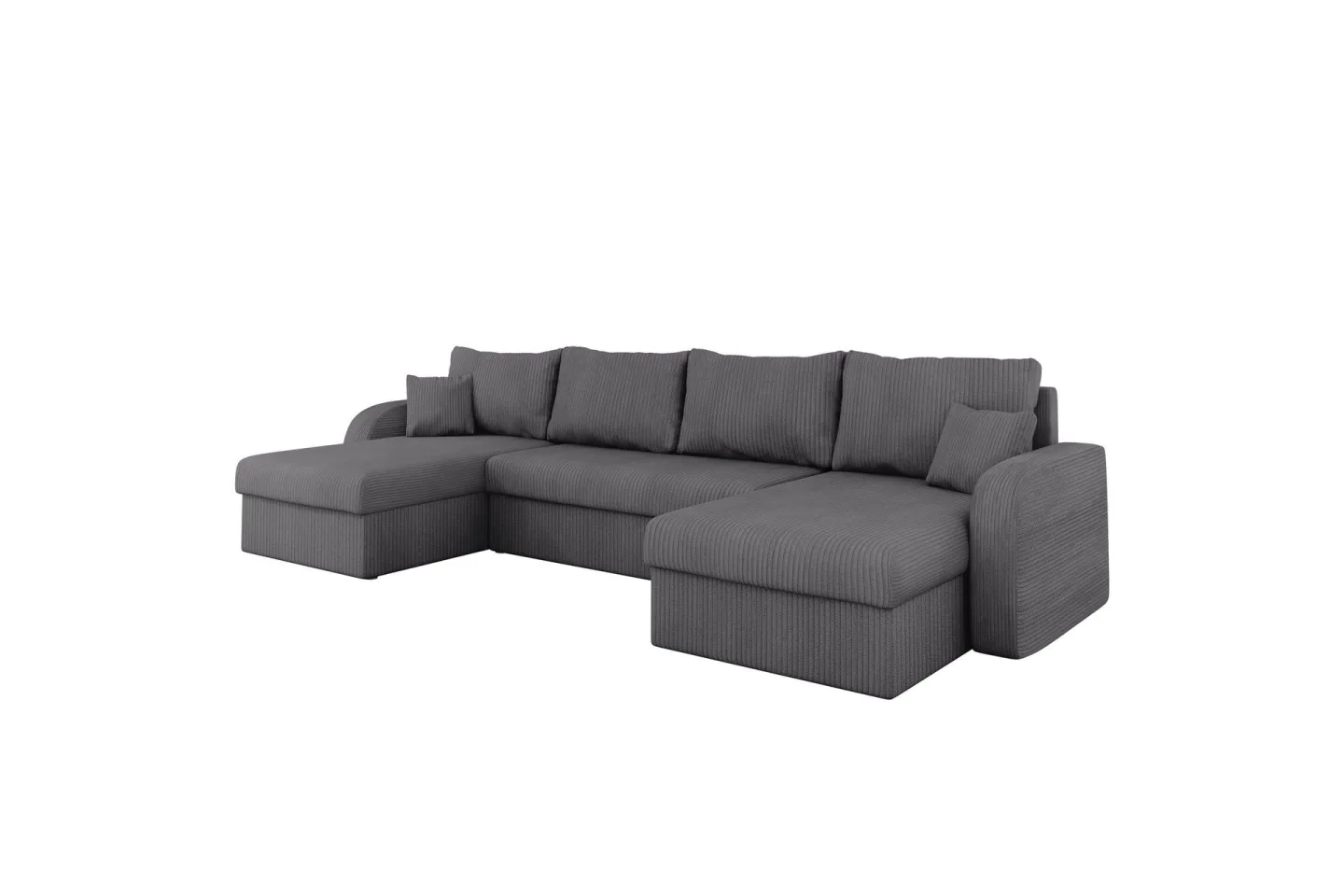 Alvared Soffa Dubbeldivan 4-sits - Mörkgrå