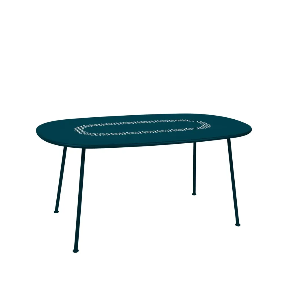 Fermob Lorette bord ovalt Acapulco blue (blå)