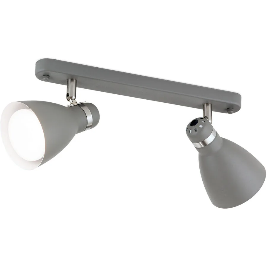 Spot School Grau Stahl 36 cm 14 cm