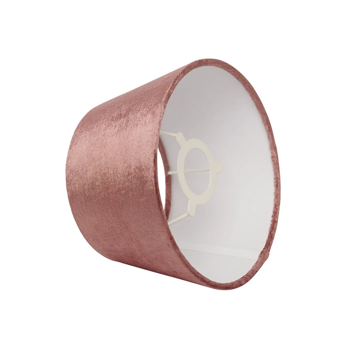 Lola Lampenschirm, rot, Ø 33 cm, Samt - Watt & Veke - Design - Stoff / Textil