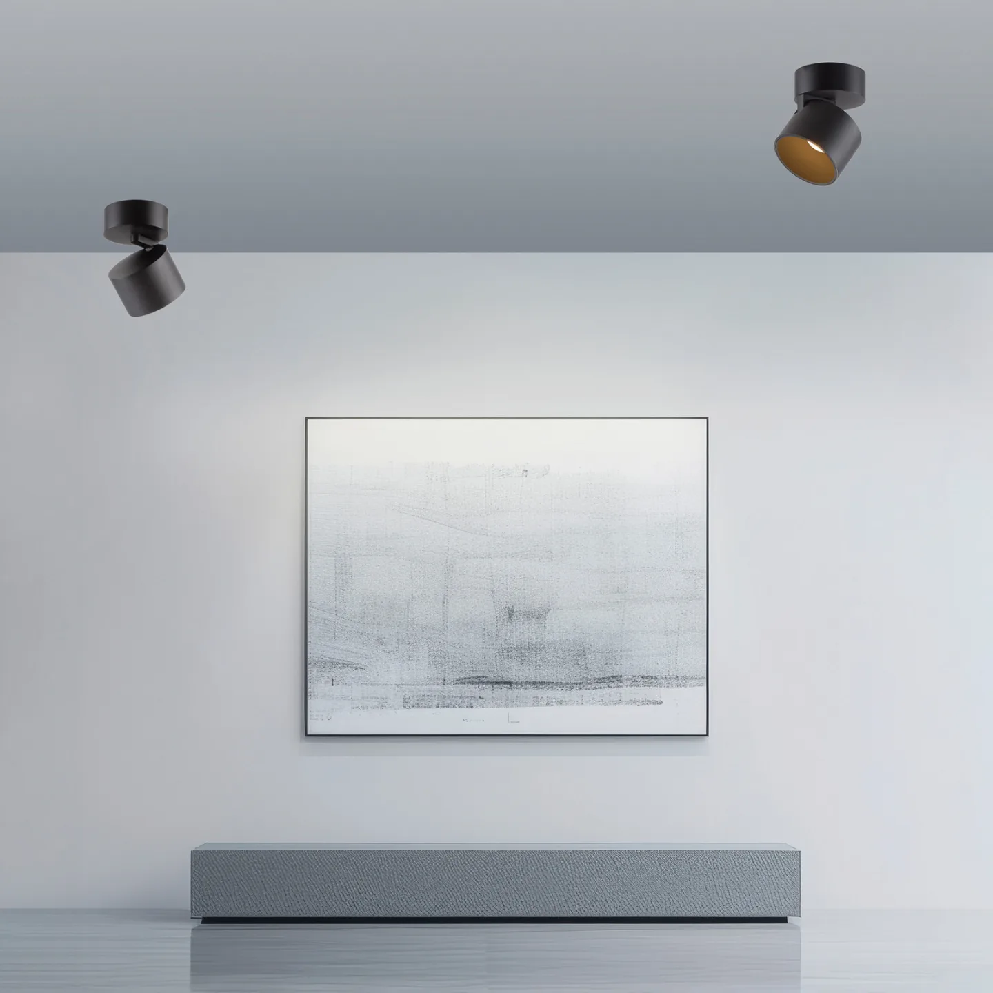 Cup LED-downlight, svart, Ø 9,5 cm, metall – PURE - Stue - Moderne - Med en lyskilde