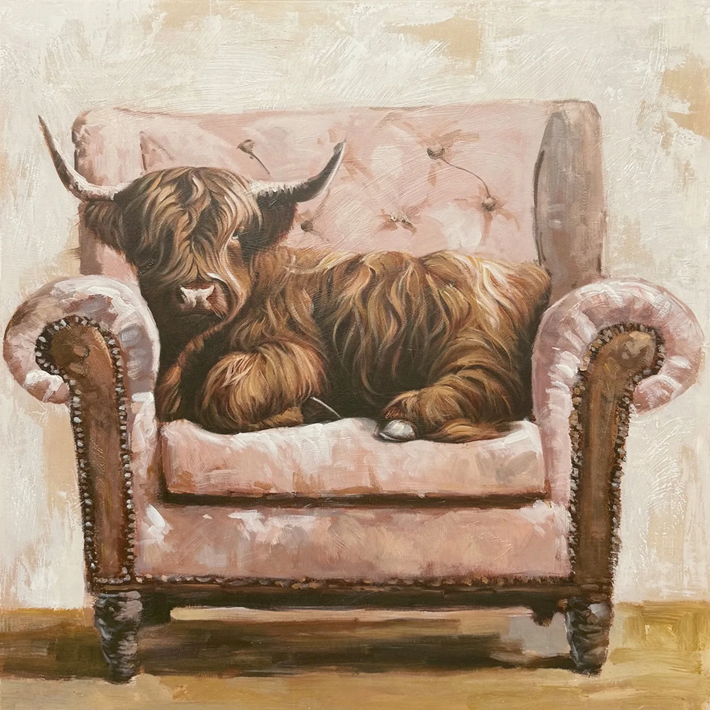 image LAND Gemälde Sofa Cattle | Schubiger Möbel