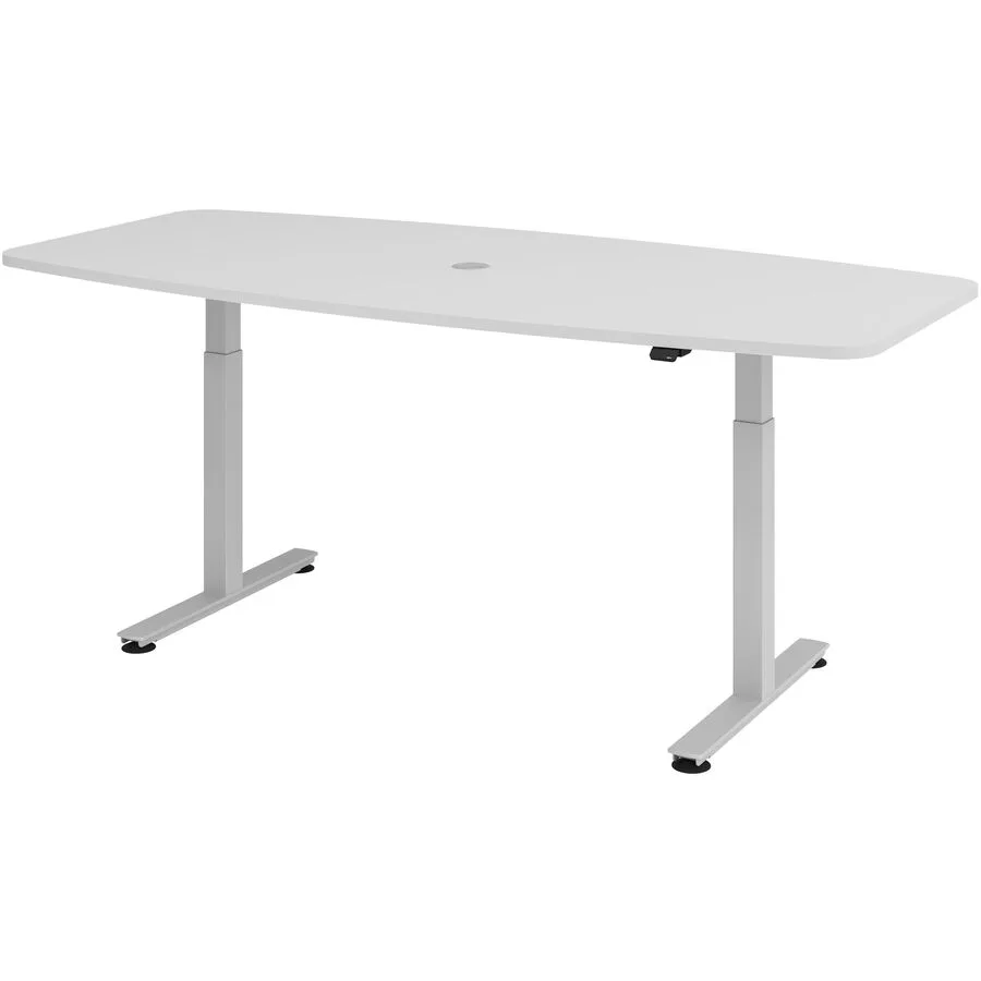 Schreibtisch Office grau Holzwerkstoff B 220 T 103 cm