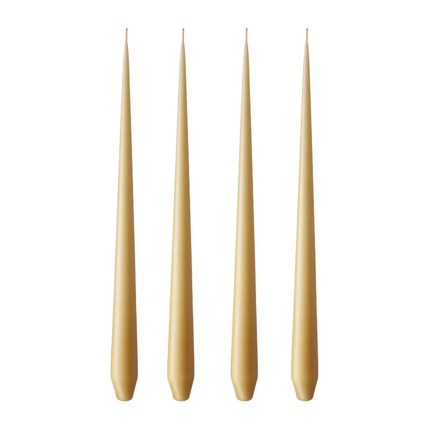 ester & erik ester & erik Kerze 4er Pack matt beige 14/2, 42 cm