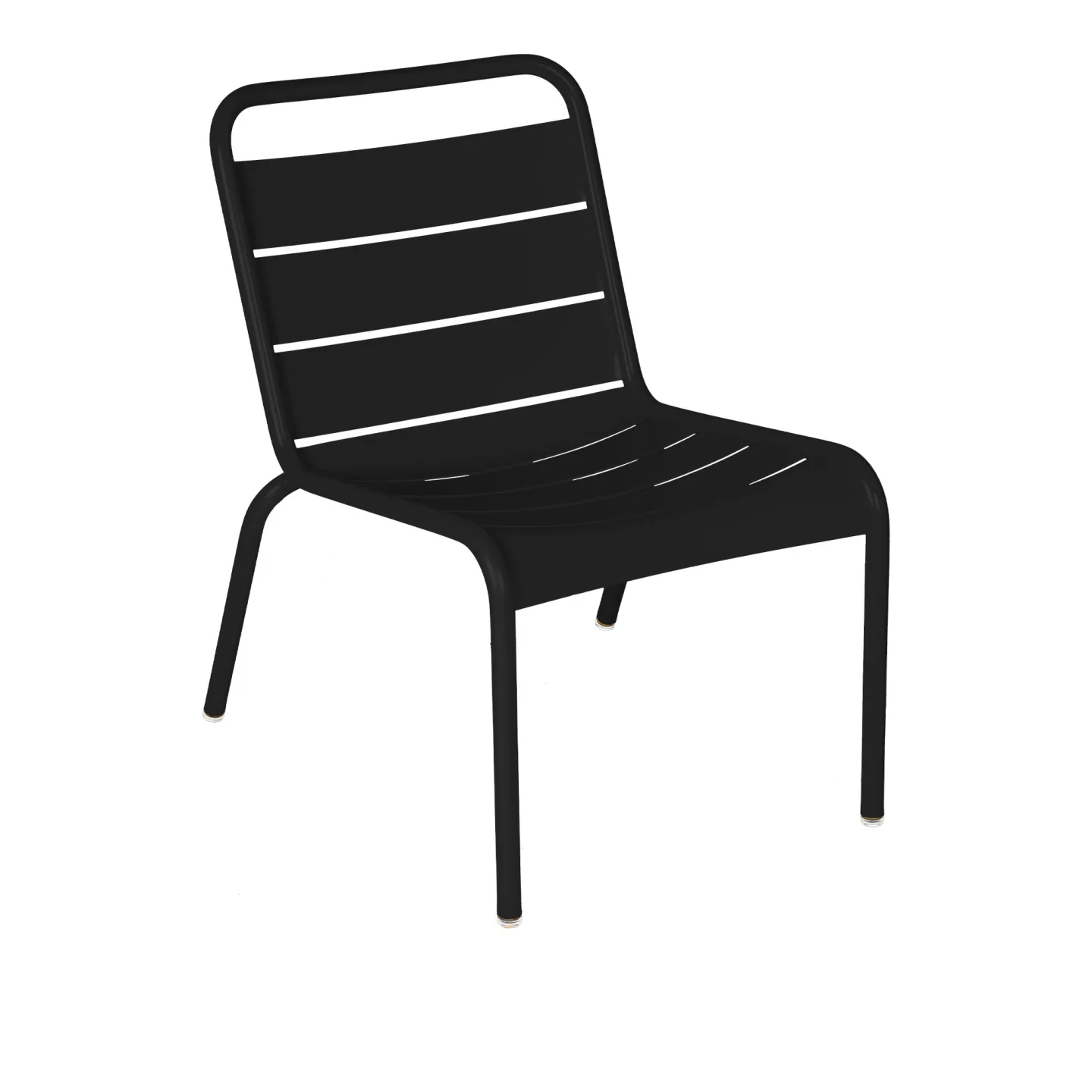 Fermob - Luxembourg Lounge Chair Liqourice 42 - Fåtöljer utomhus - Frédéric Sofia - Svart - Metall