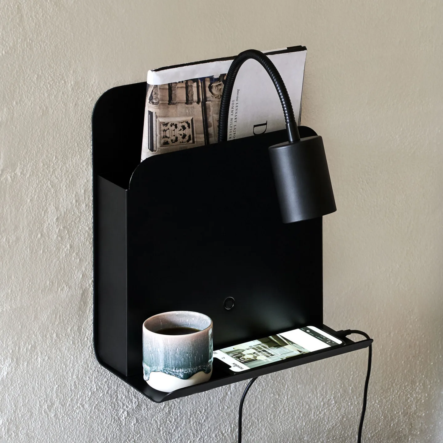 Roomi Wandleuchte Black - Nordlux - Schlafzimmer - Modern - Metall - Einflammig