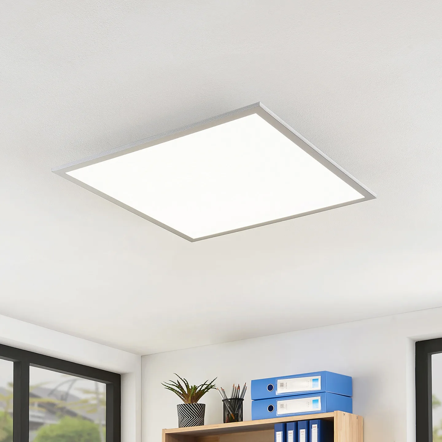 Gelora LED-panel, 62 cm, 4 000 K, silverfärgad, aluminium – PRIOS - Kök - Modern - Plast - Vinklad