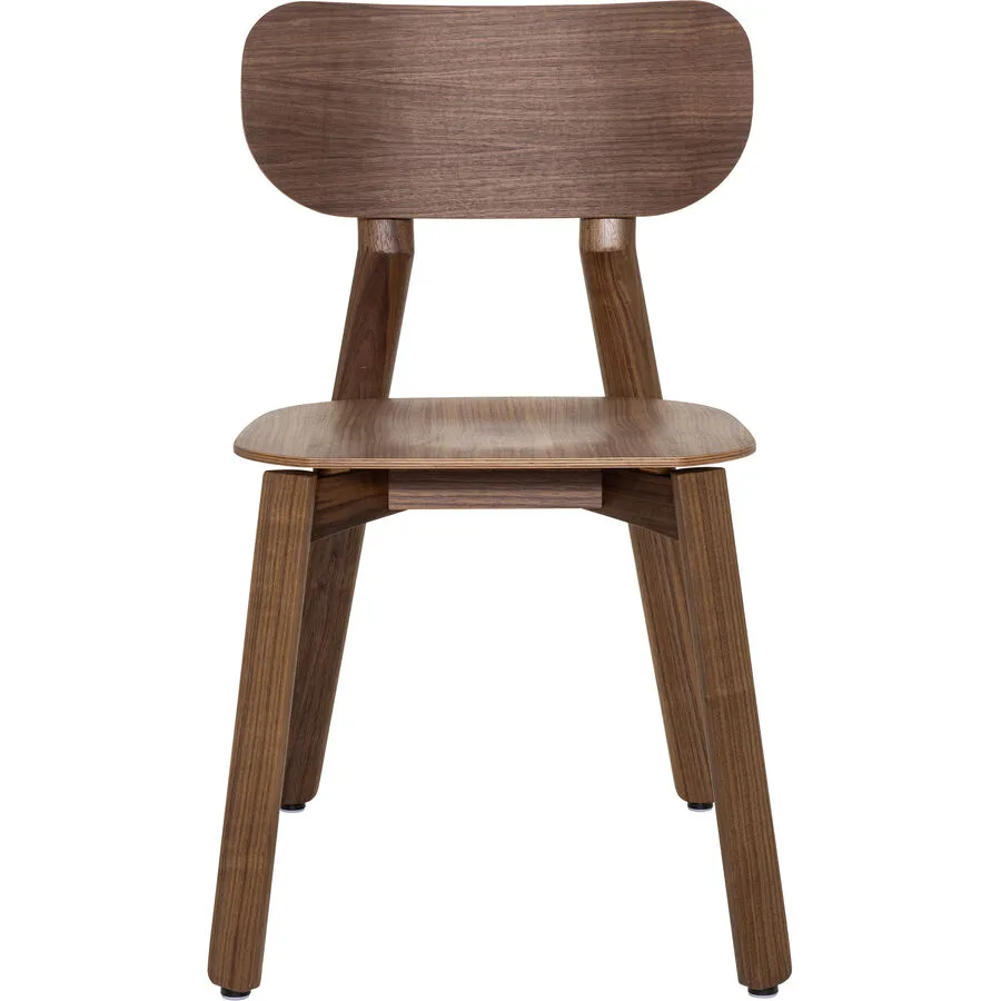 WILLISAU SWITZERLAND Stuhl Willisau Blues Nussbaum - Farbe: braun